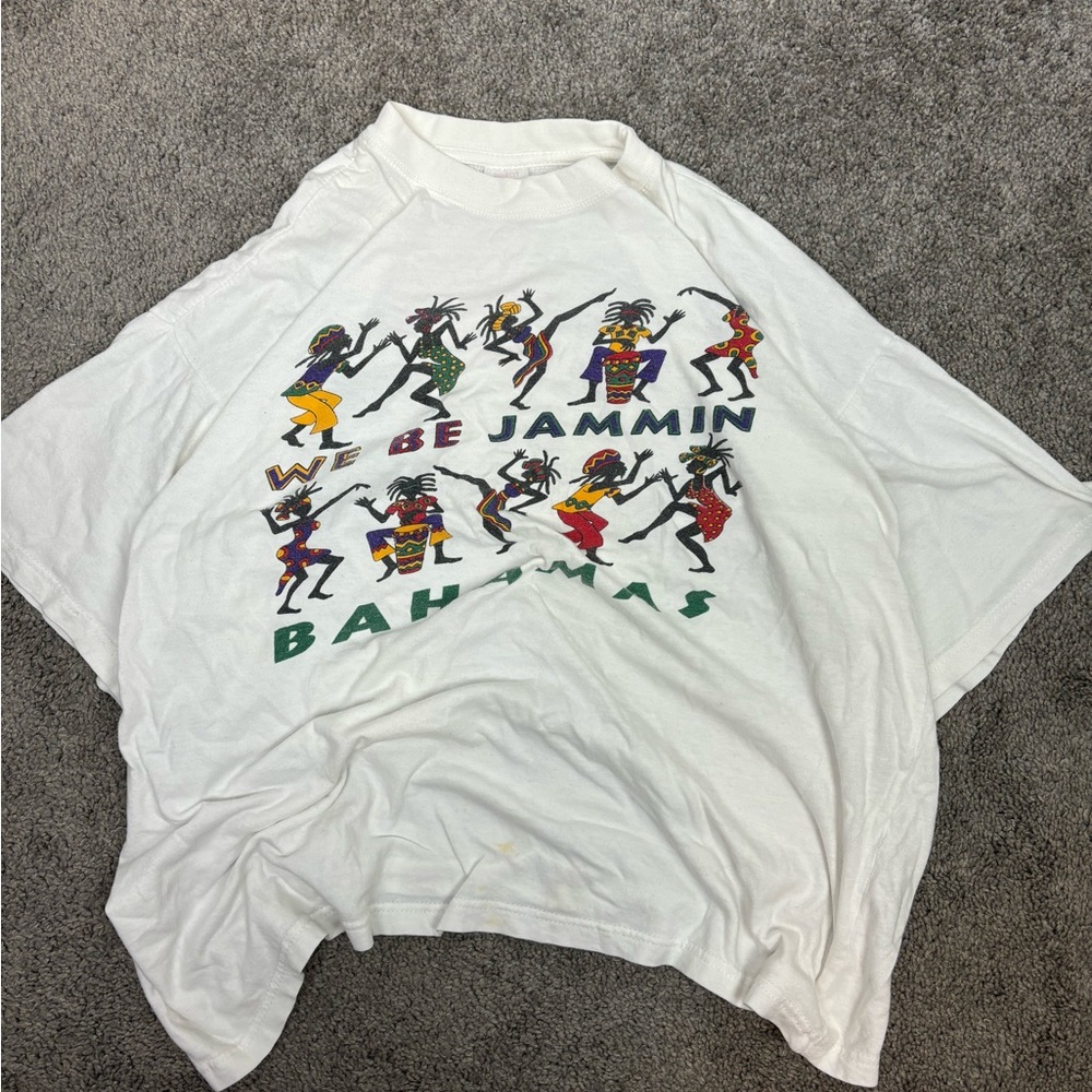 Vintage 90s we be‎ jammin bahamas tshirt